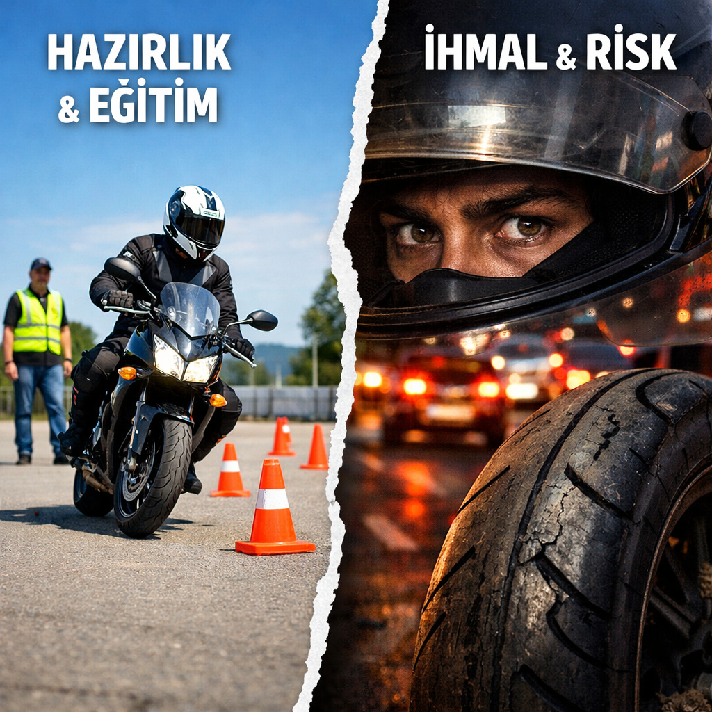 Kaza Geliyorum Der mi? Motosiklet Sürüşünde Görünmez Tehlikeleri Yönetmek