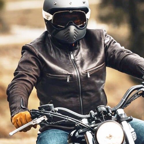 DERİ MOTORCU MONTLARI