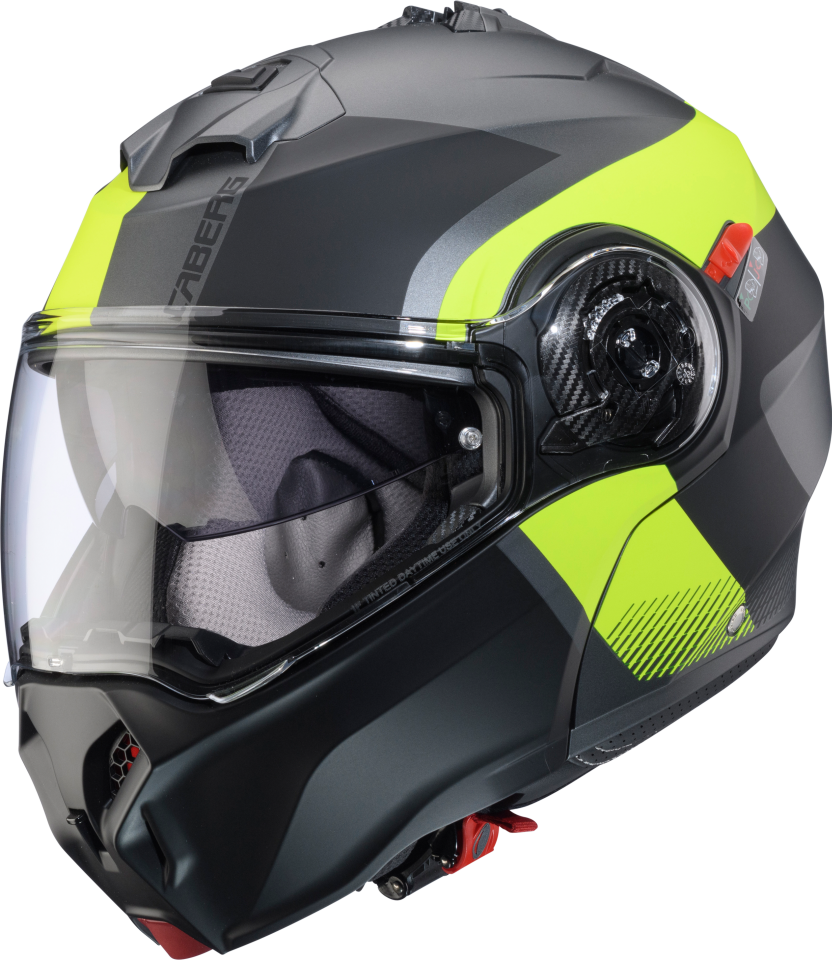 Duke Evo Indy Mat Metalik Gri/Fosfor Sarı/Siyah