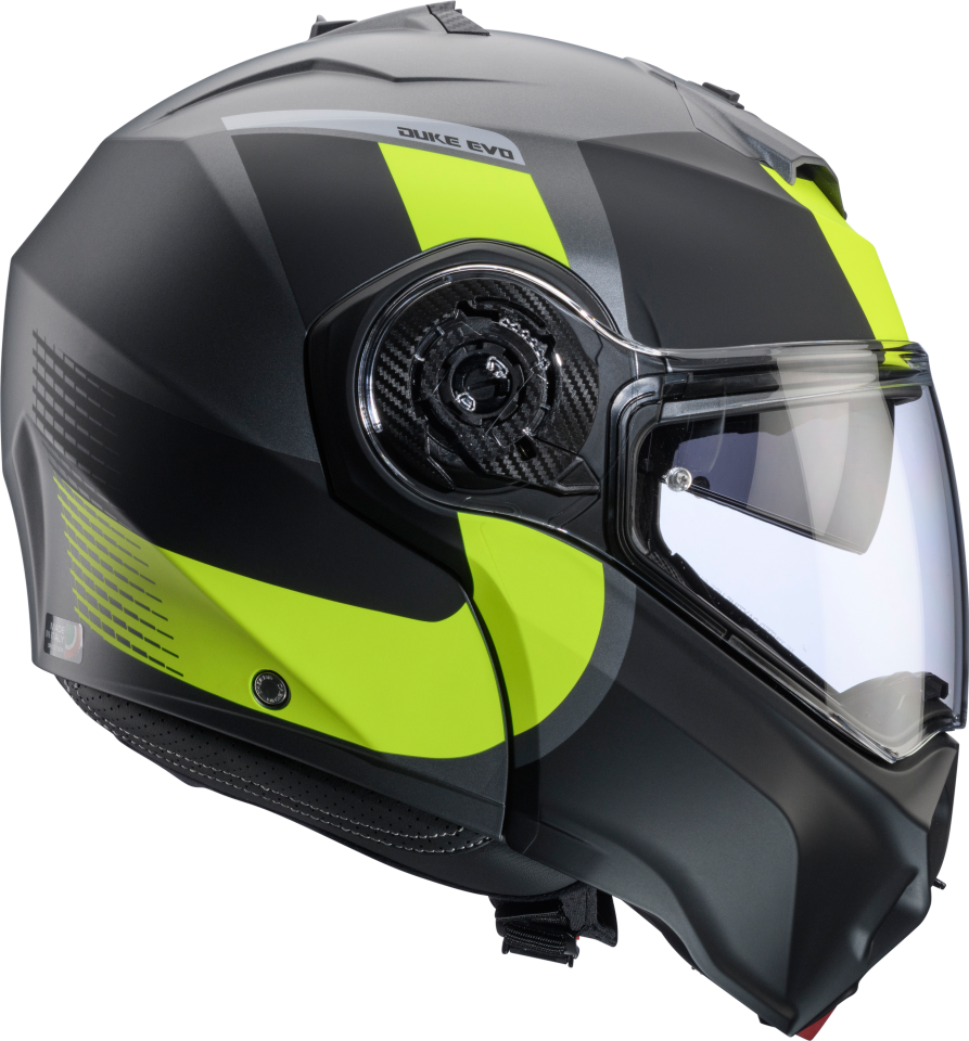 Duke Evo Indy Mat Metalik Gri/Fosfor Sarı/Siyah