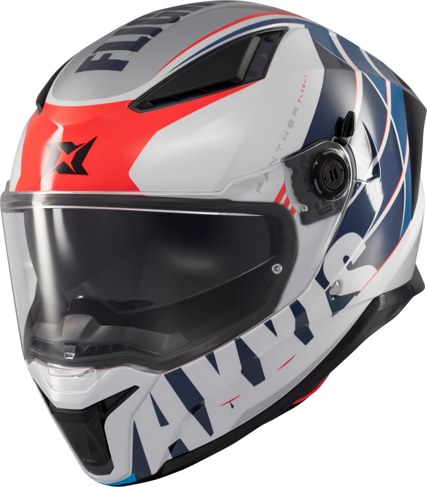 Axxis Panther Flight Parlak/Kırmızı/Mavi/Beyaz