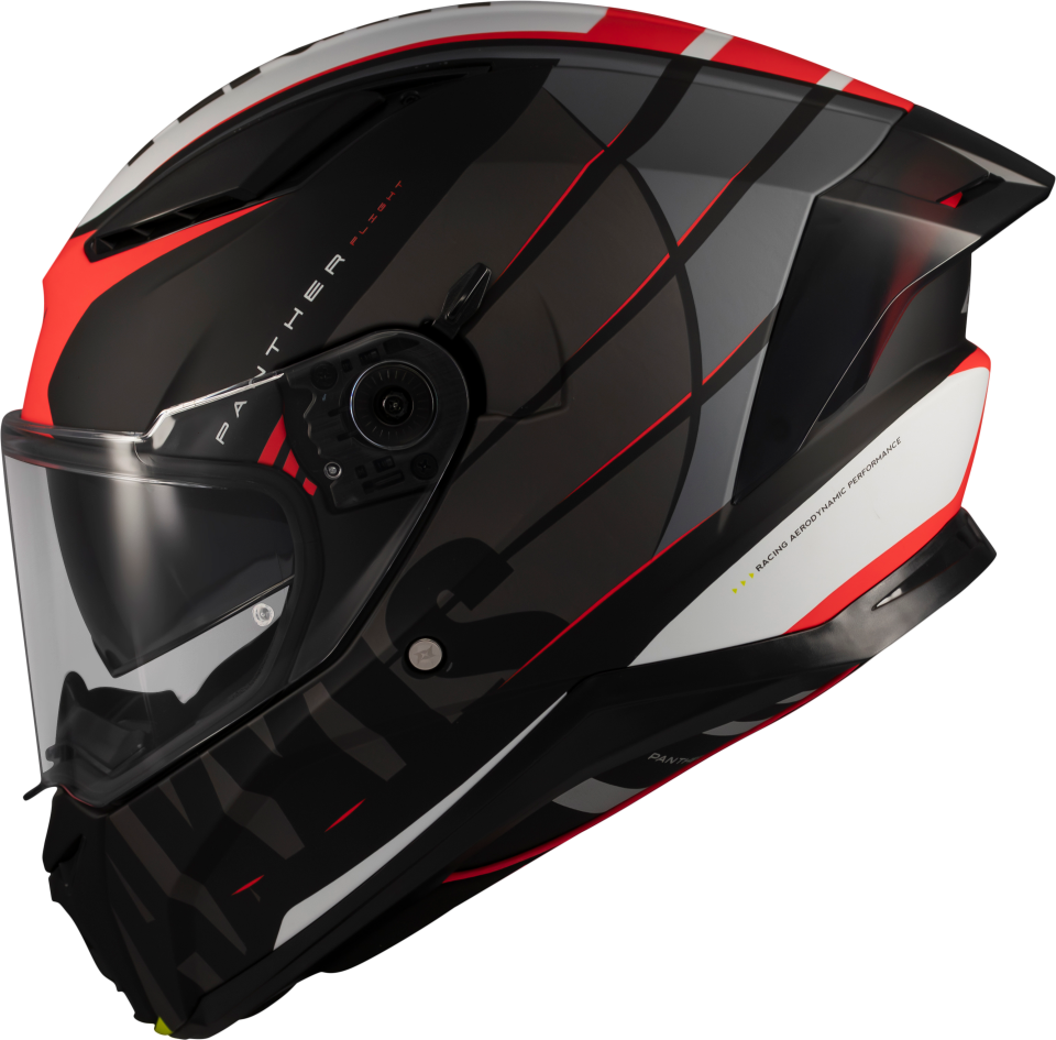 Axxis Panther Flight Parlak/Siyah/Gri/Kırmızı