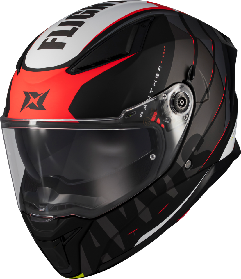 Axxis Panther Flight Parlak/Siyah/Gri/Kırmızı