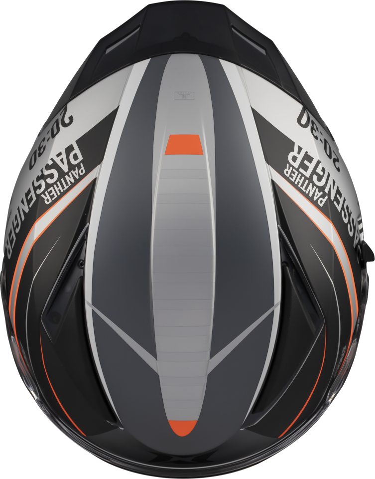 Panther Passenger Mat/Siyah/Gri