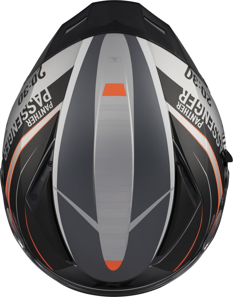 Panther Passenger Mat/Siyah/Gri