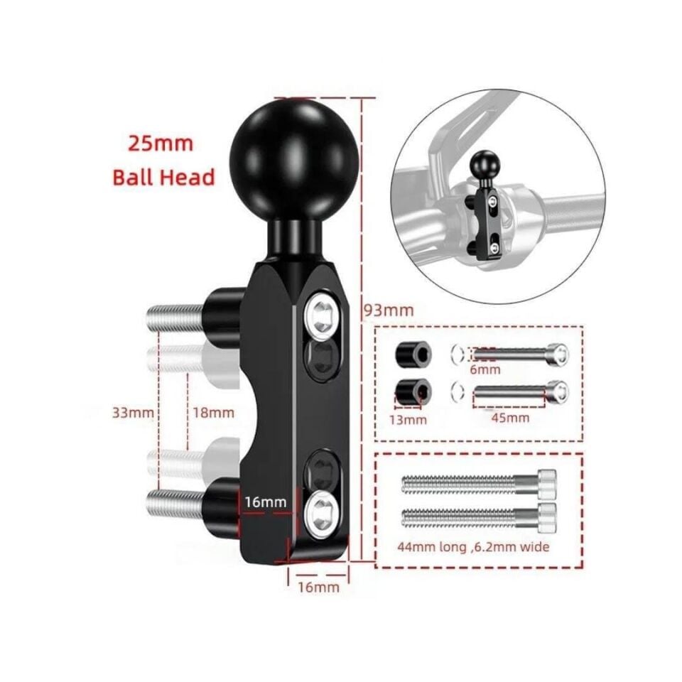25mm Toplu Fren ve Debriyaj Noktası Bağlantı Aparatı