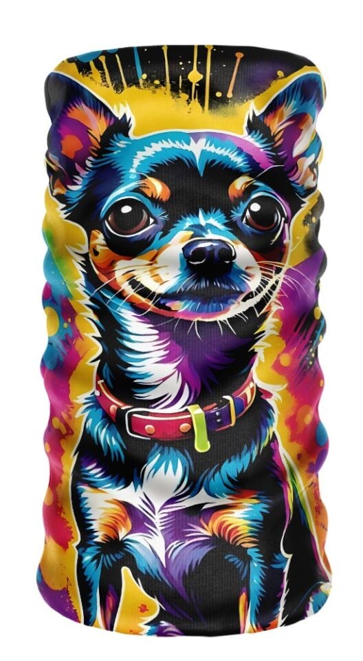 Köpek Desenli Buff/Boyunluk