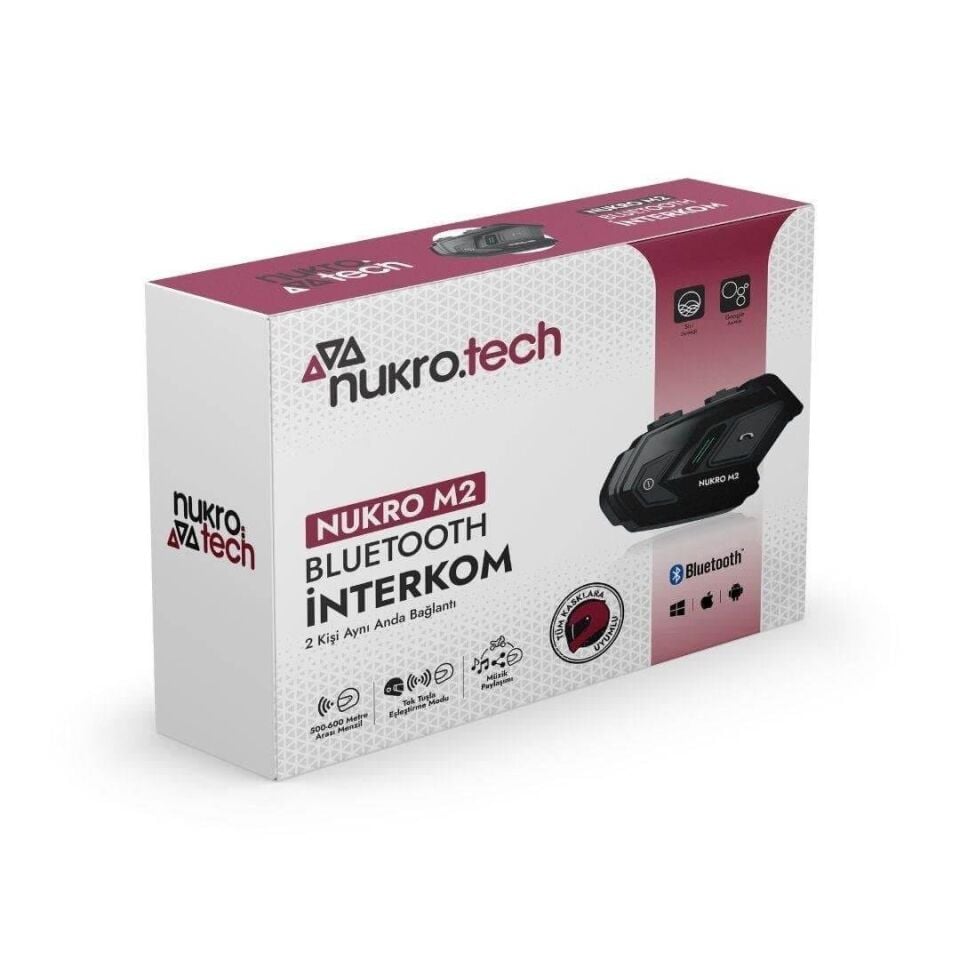 Nukro M2 Bluetooth İnterkom Seti