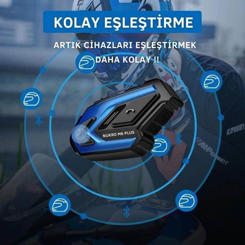 Nukro M2 Bluetooth İnterkom Seti