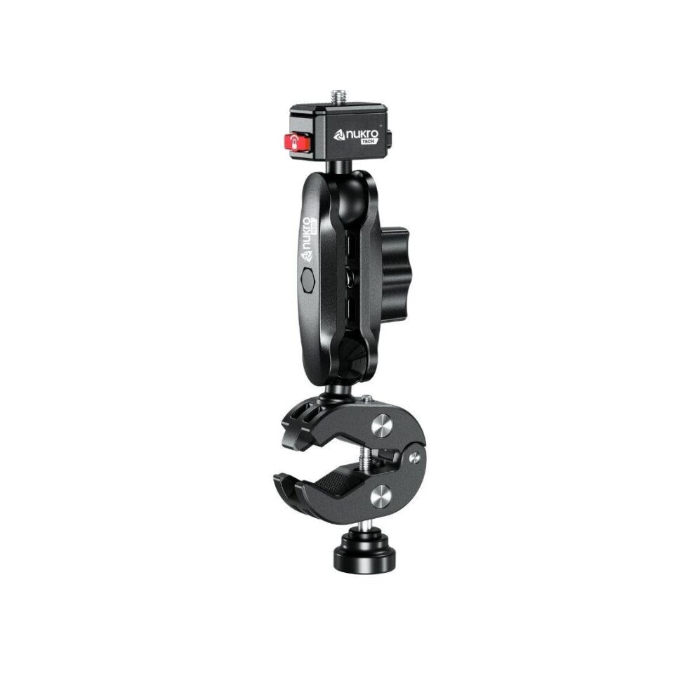 Kelepçe Bağlantılı 360 Aksiyon Kamera Tutucu Tak Çıkar Başlıklı