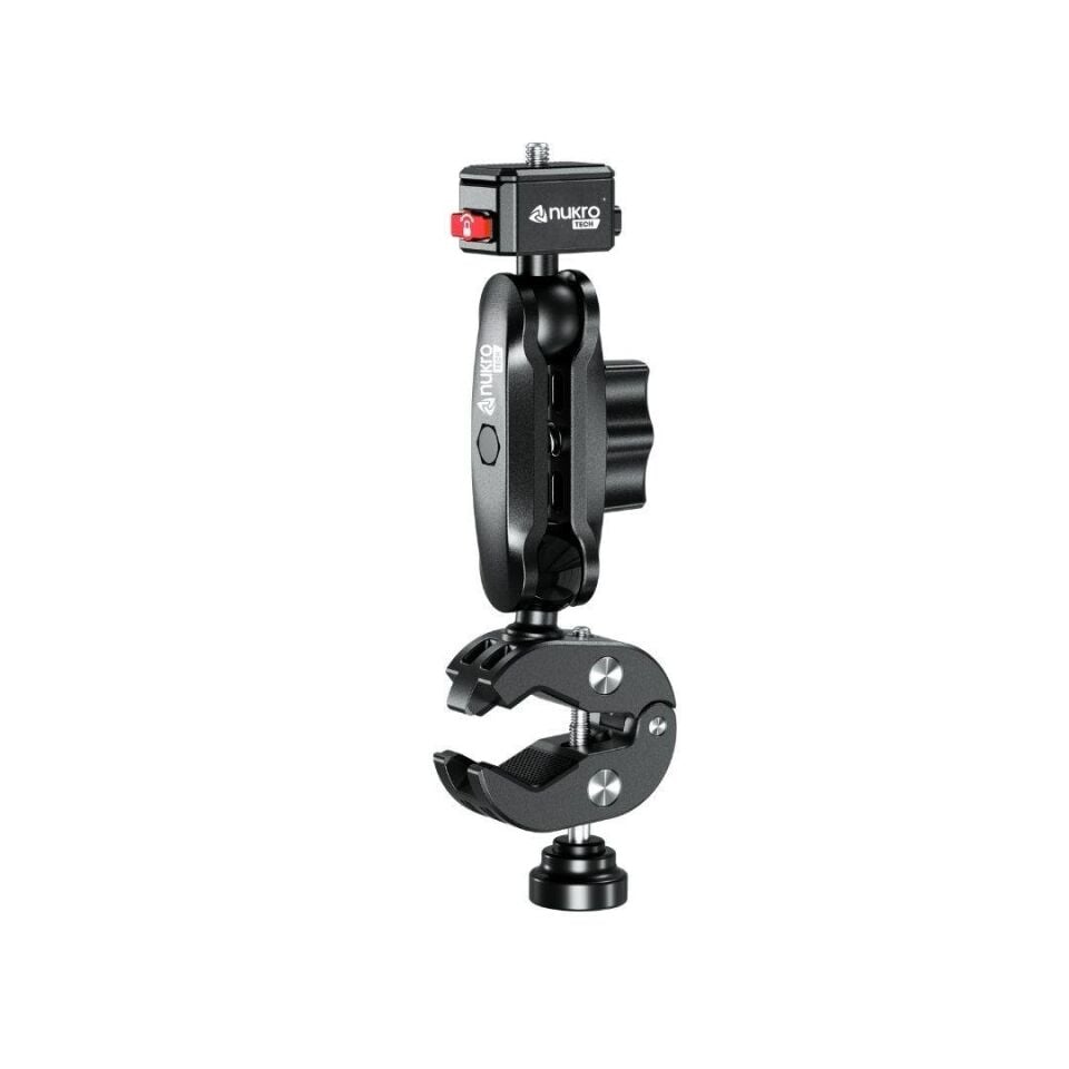 Kelepçe Bağlantılı 360 Aksiyon Kamera Tutucu Tak Çıkar Başlıklı