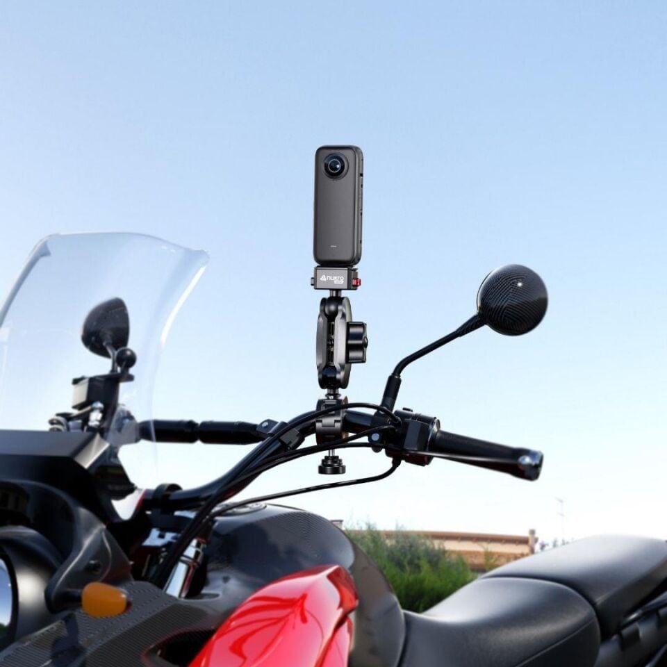 Kelepçe Bağlantılı 360 Aksiyon Kamera Tutucu Tak Çıkar Başlıklı