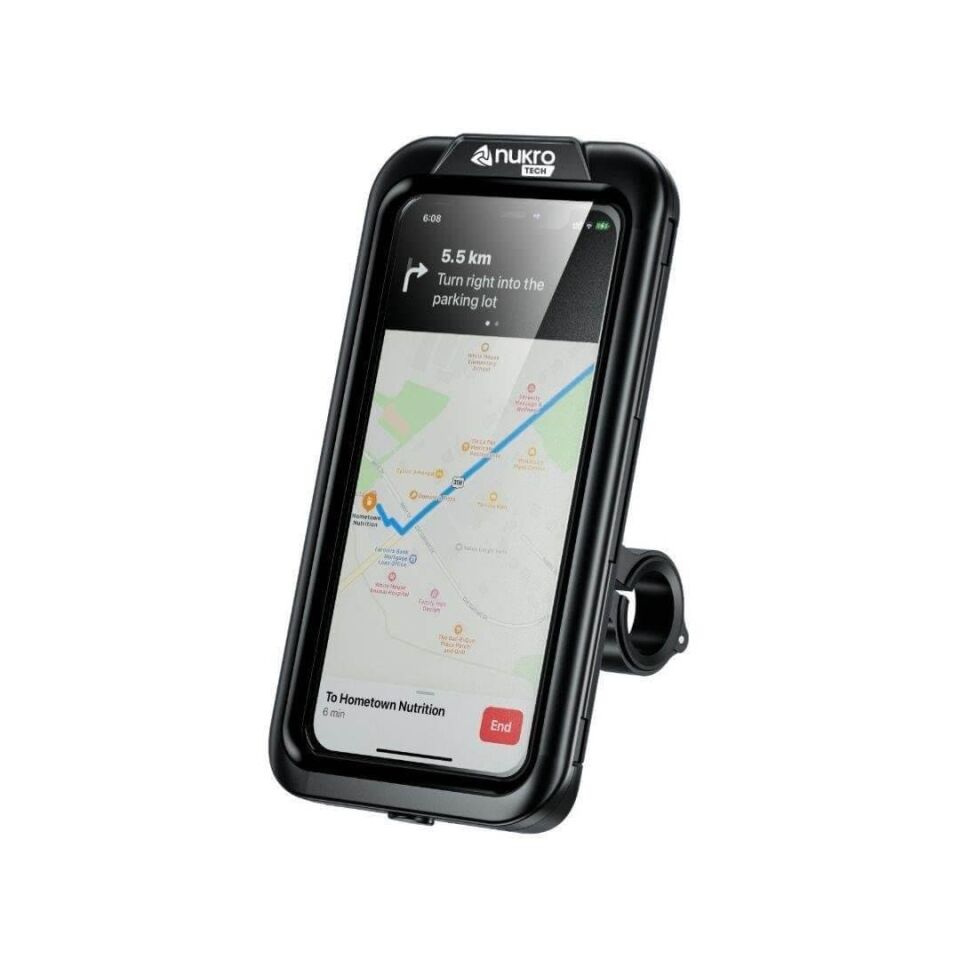 Nukrotech M18 -54 Gidon Bağlantılı Su Geçirmez Telefon Tutucu