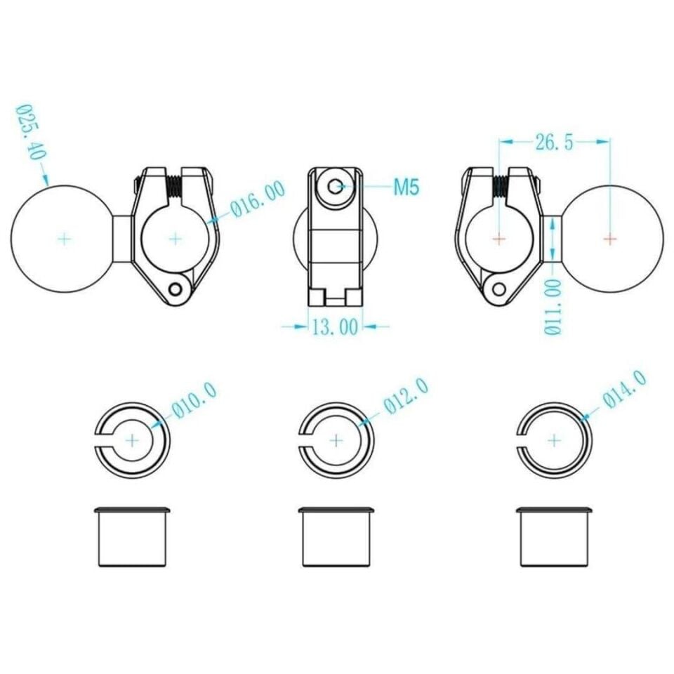 25mm Toplu Küçük Çaplı Kelepçe