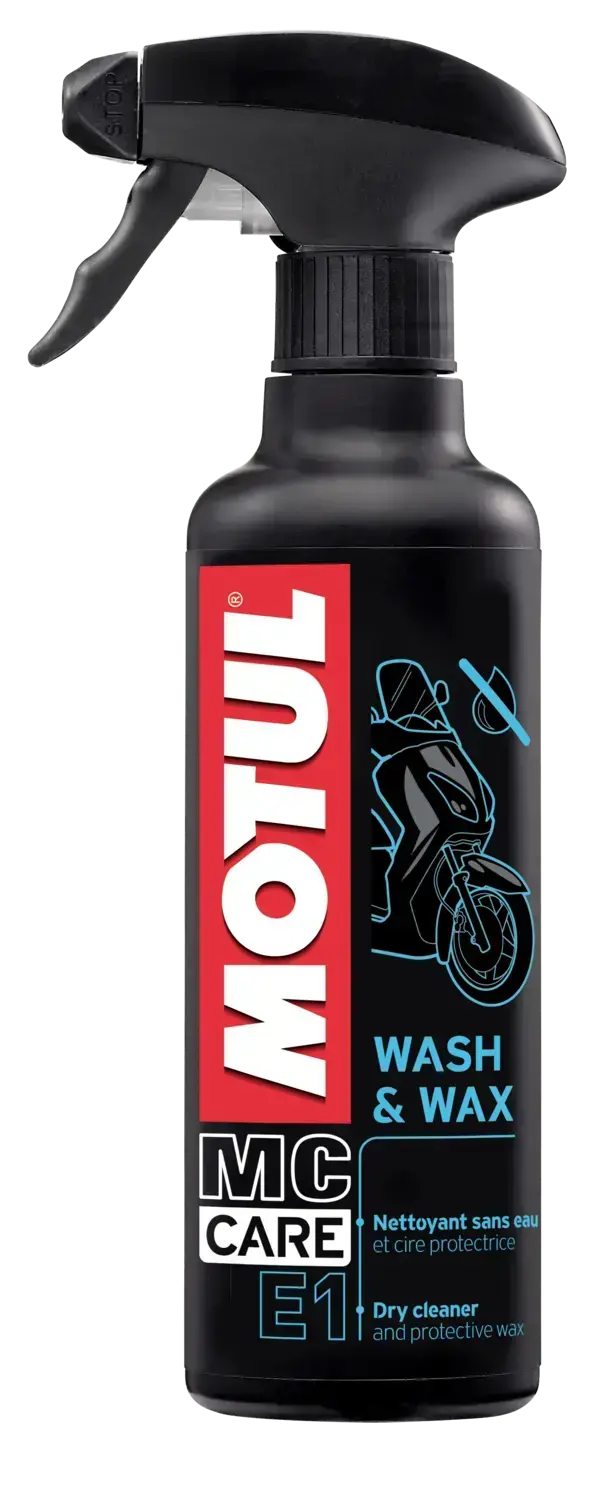 Motul E1 Wash & Wax / Temizleme ve Parlatma / 400 ML