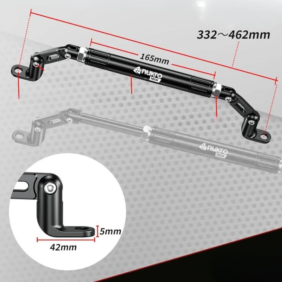 2 Ayna Dibi Arası Crossbar Uzatma Çubuğu ve Denge Çubuğu