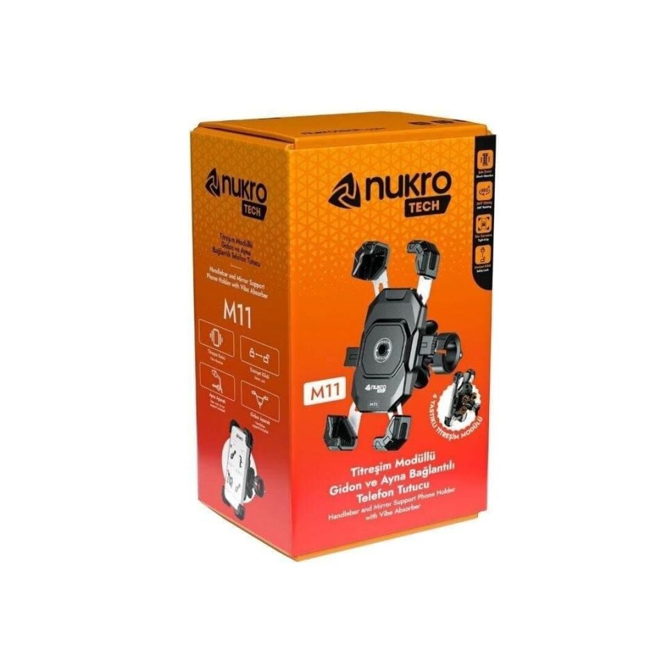 Nukrotech M11 Titreşim Modüllü Telefon Tutucu