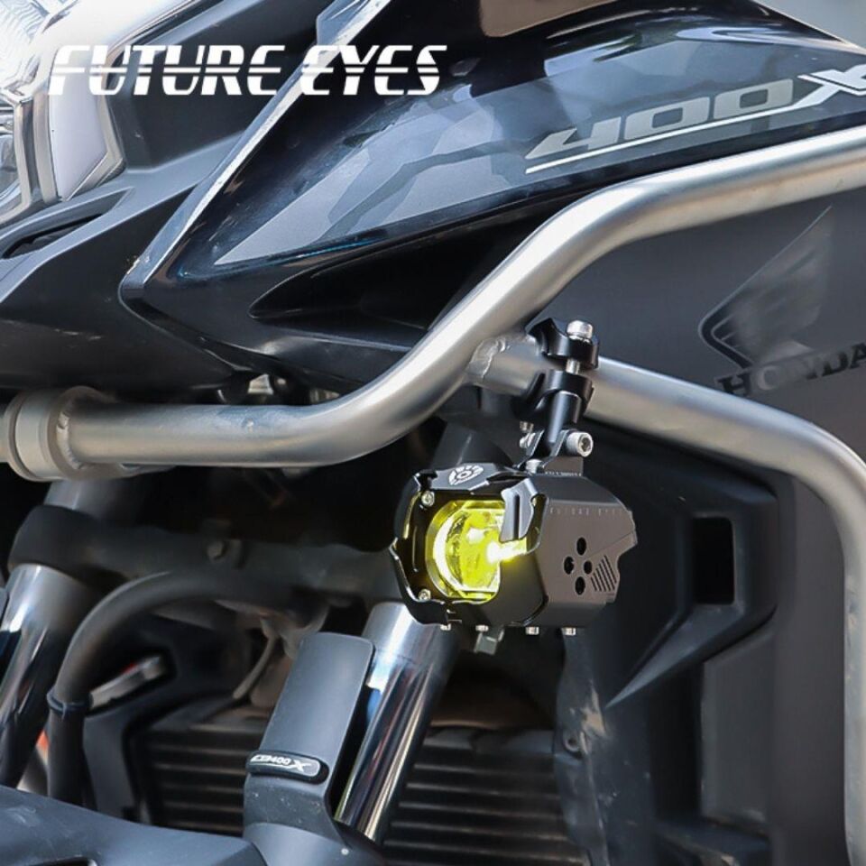 Future Eyes F30P Motosiklet Sis Farı 120W Mavi Angel