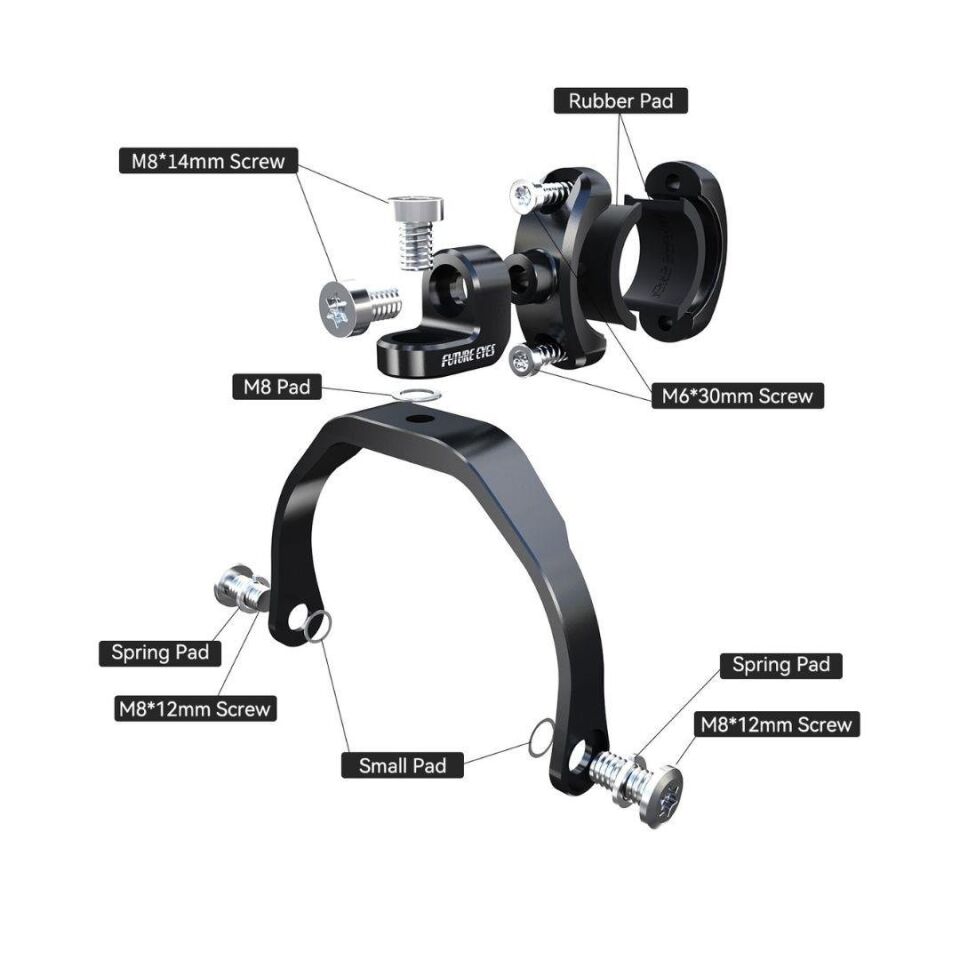 Future Eyes X100 Motosiklet Sis Farı 180W