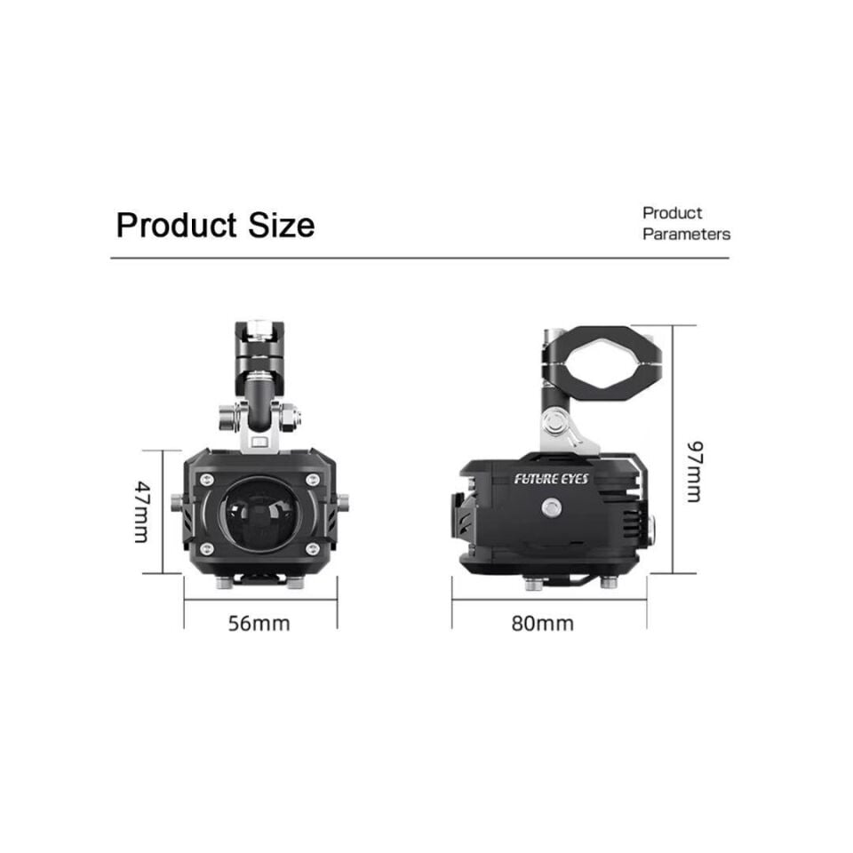 Future Eyes F150R Motosiklet Sis Farı 60W