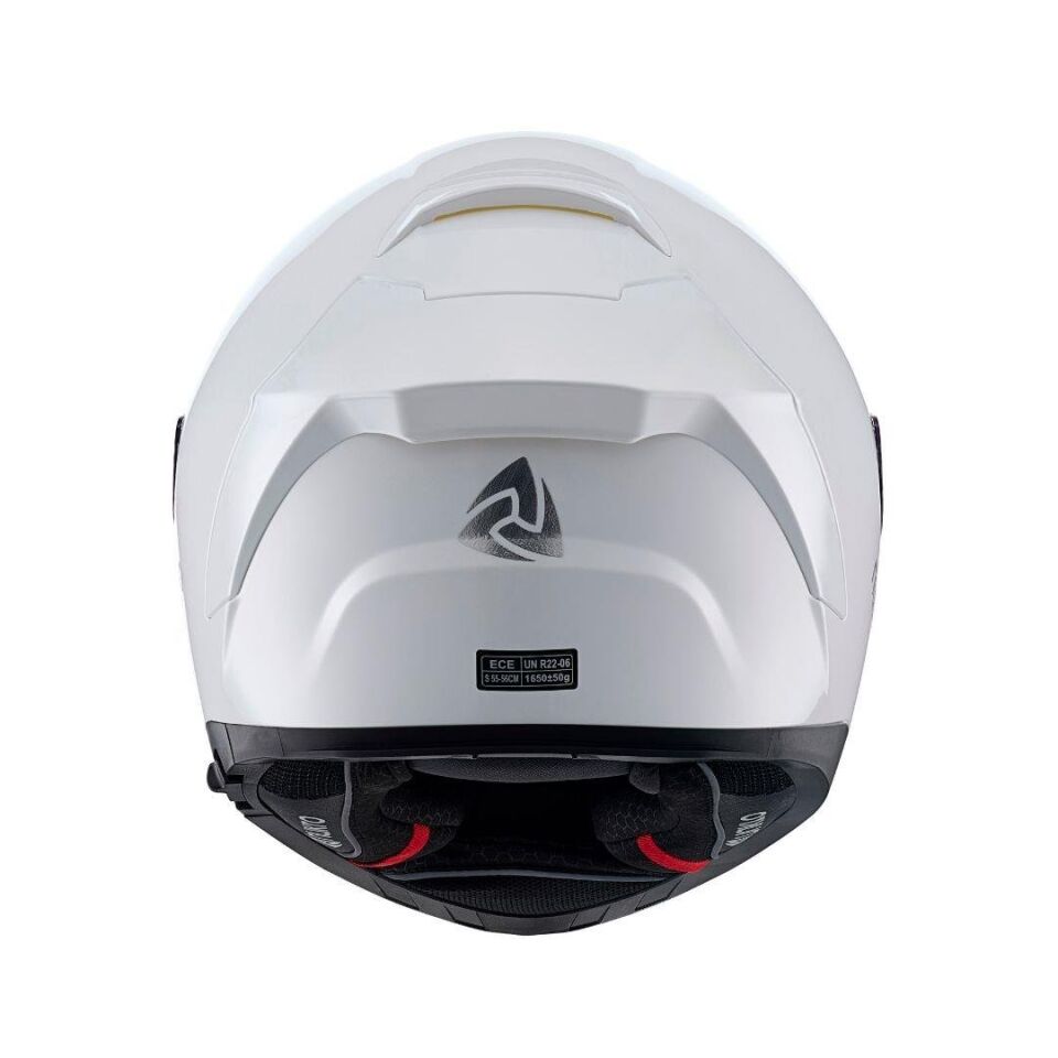 YM-853 Solid Gloss White Kask