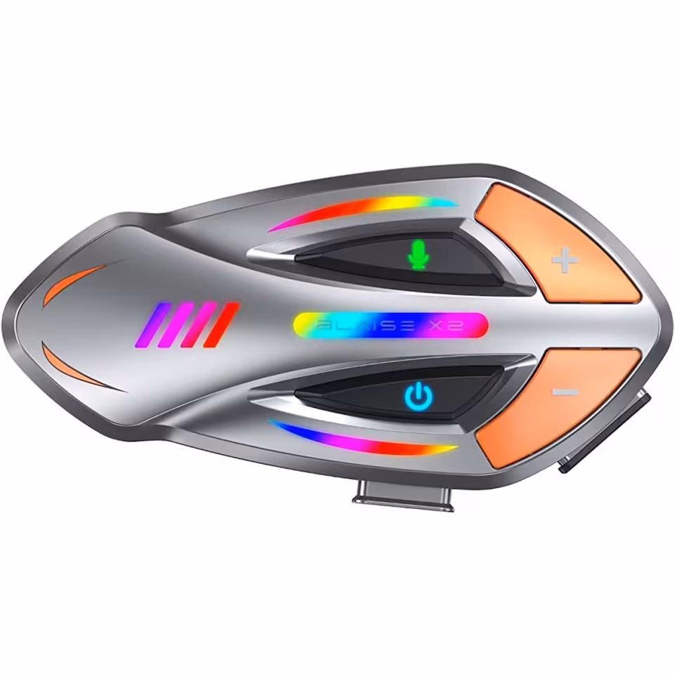 BLAISE X2 Bluetooth Motosiklet Intercom Turuncu INTERKOM