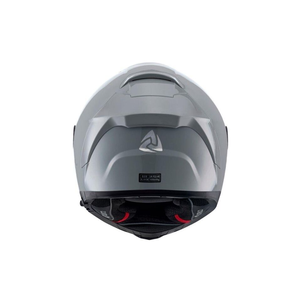 YM-853 Solid Gloss Nardo Gray Kapalı Kask