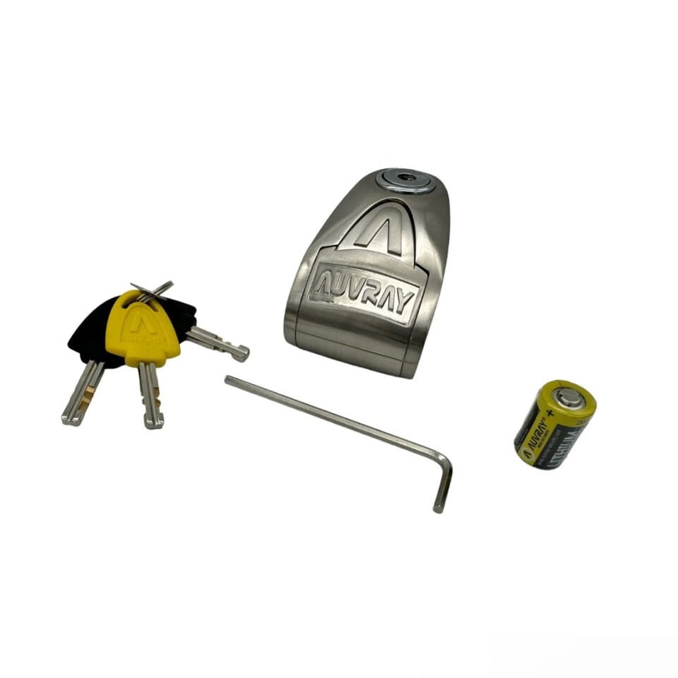 Auvray B-Lock 6mm Alarmlı Çelik Disk Kilidi