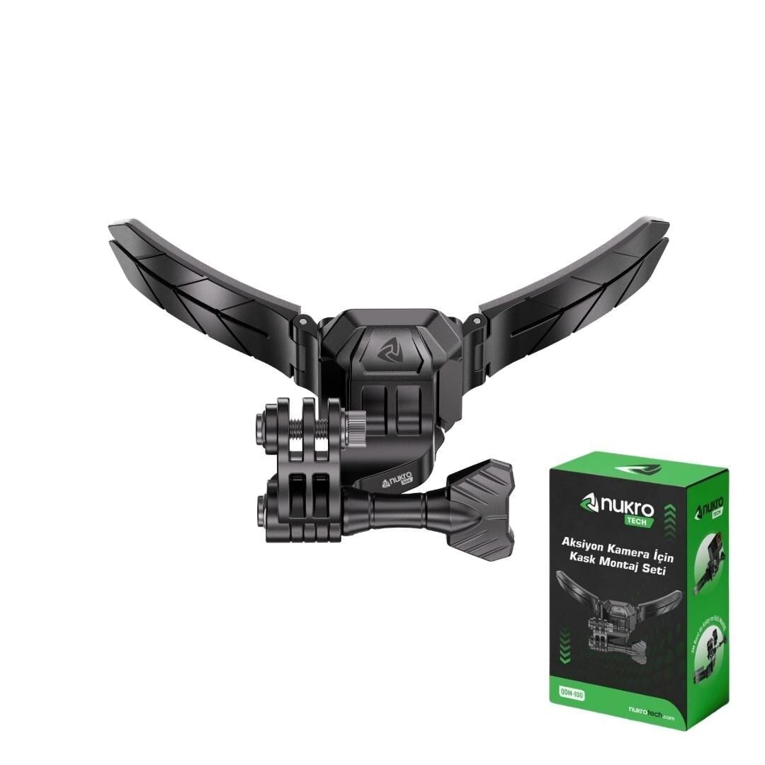 QDM-100 Aksiyon Kamera İçin Kask Montaj Seti