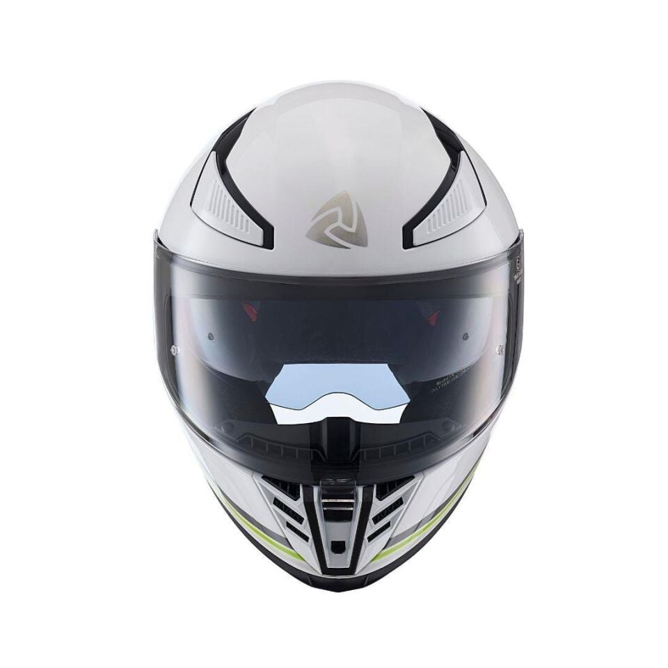 YM-853 Strip White Kask