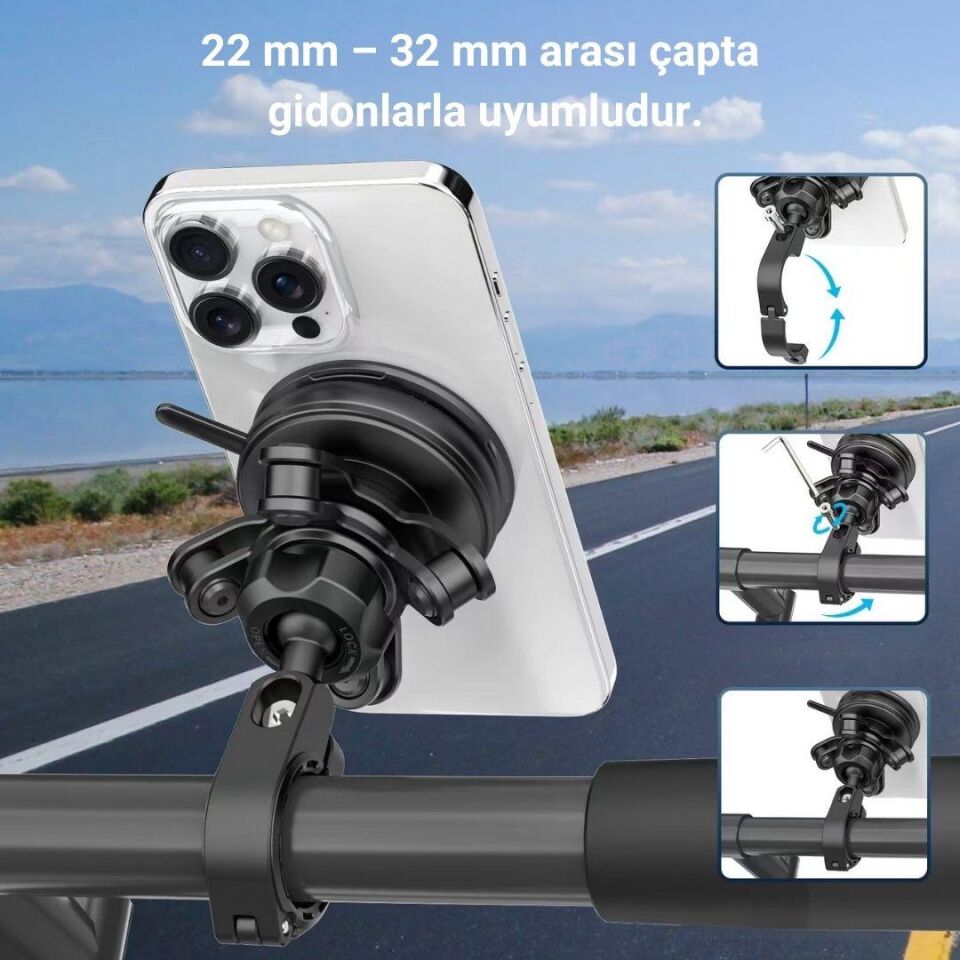 Fastfix FX2-154 Titreşim Modüllü Telefon Tutucu