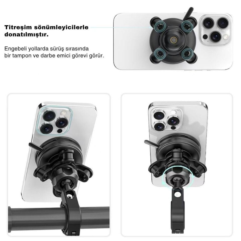 Fastfix FX2-154 Titreşim Modüllü Telefon Tutucu