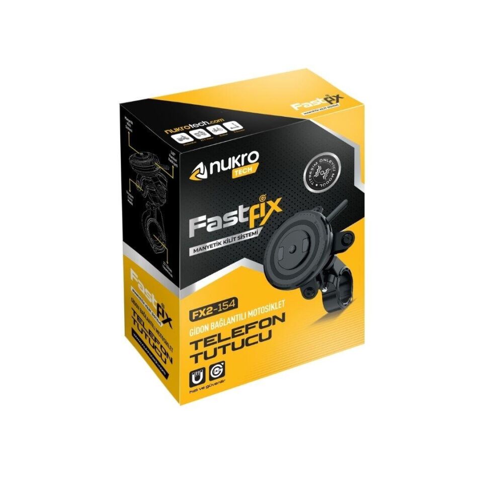 Fastfix FX2-154 Titreşim Modüllü Telefon Tutucu