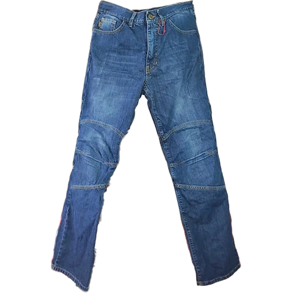 Otto Kevlar Kot Motosiklet Pantolonu -  Açık Mavi