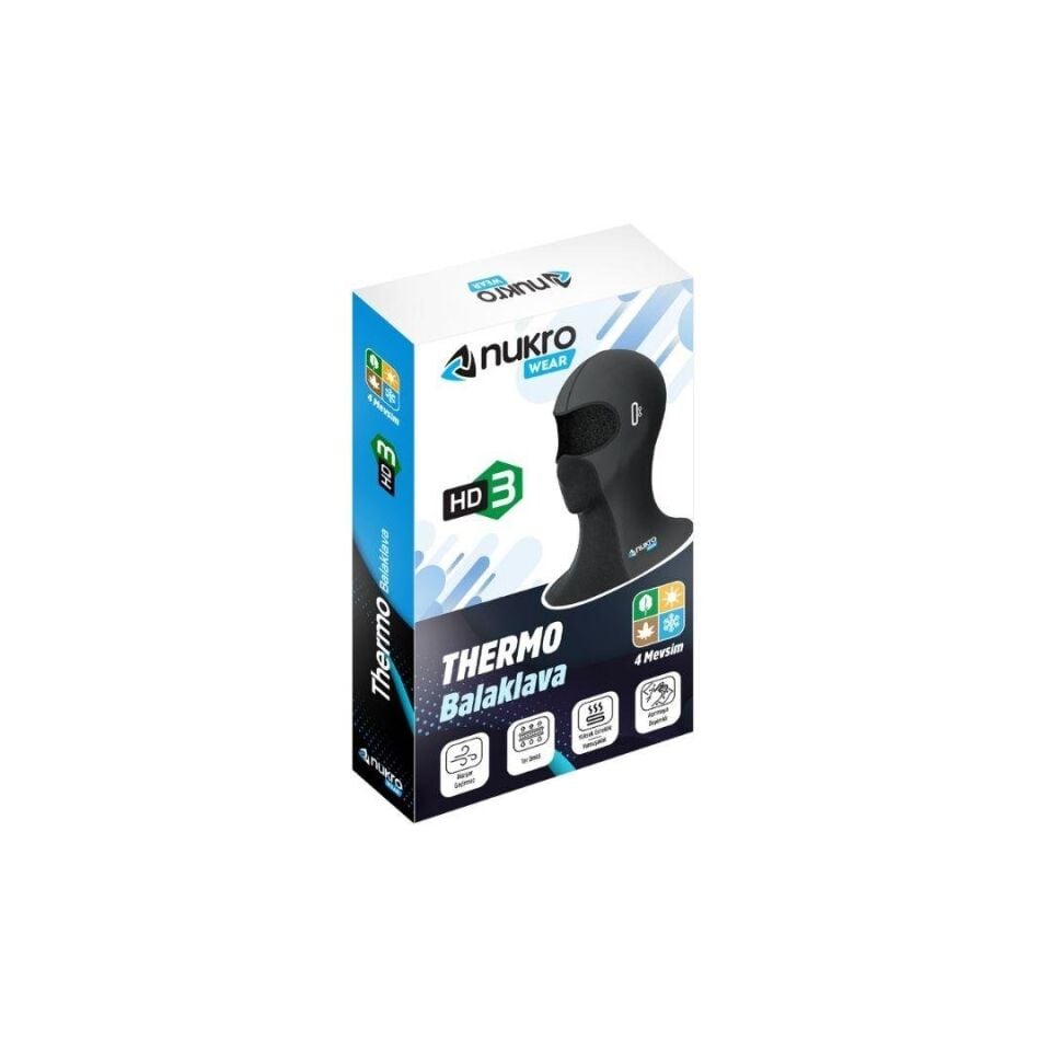 Nukrowear Thermo 4 Mevsim Balaklava