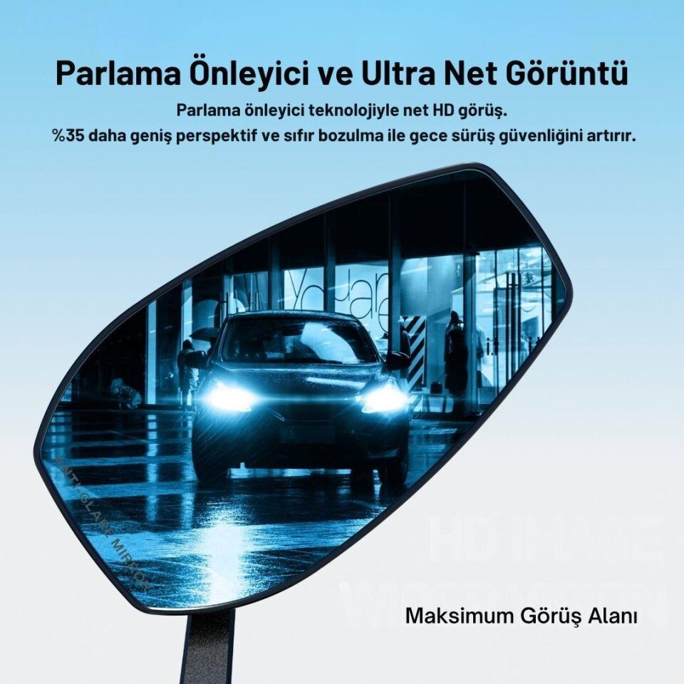Nukrotech RM-101 Katlanabilir Alüminyum Dikiz Aynası