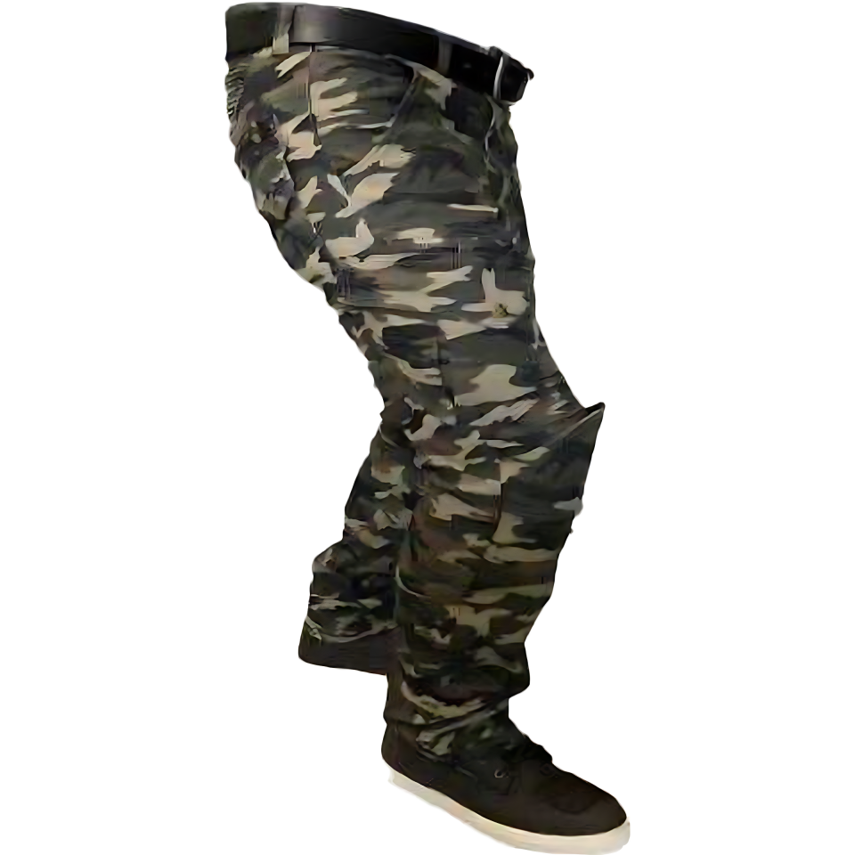 Amanos Kevlar Kot Motosiklet Pantolonu - Kamuflaj