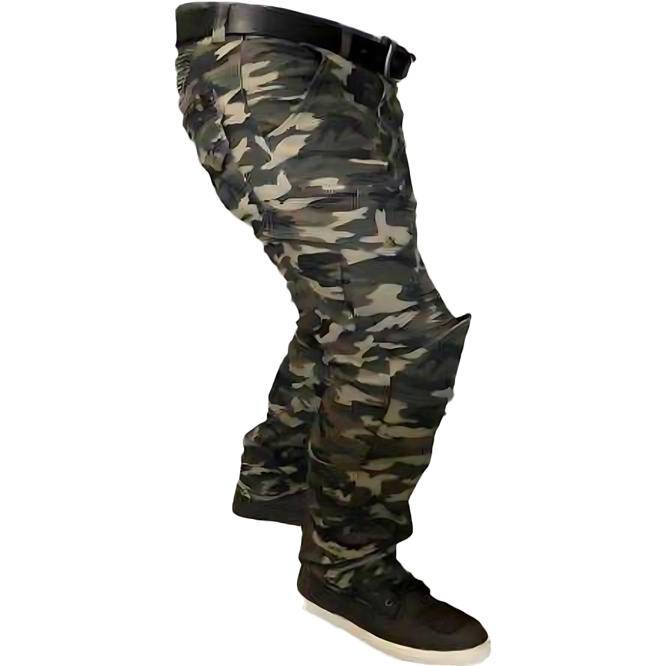 Amanos Kevlar Kot Motosiklet Pantolonu - Kamuflaj