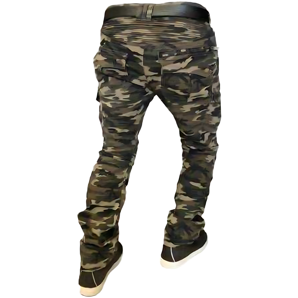 Amanos Kevlar Kot Motosiklet Pantolonu - Kamuflaj