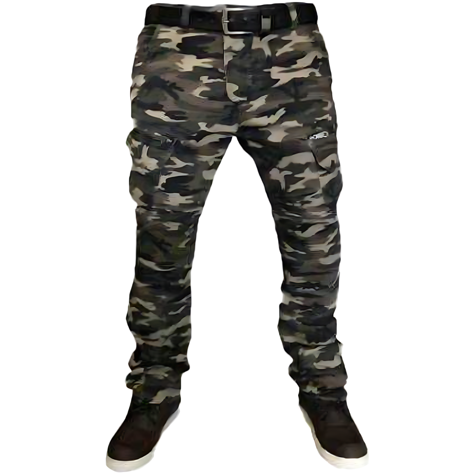 Amanos Kevlar Kot Motosiklet Pantolonu - Kamuflaj