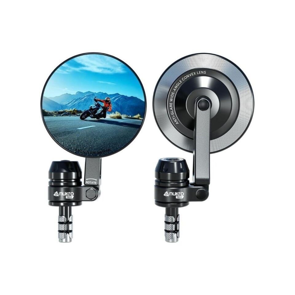 Nukrotech RM-303 Alüminyum Gidon Dikiz Aynası