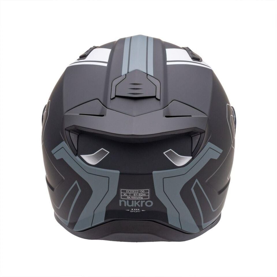 B-506 Fast Black-Silver
