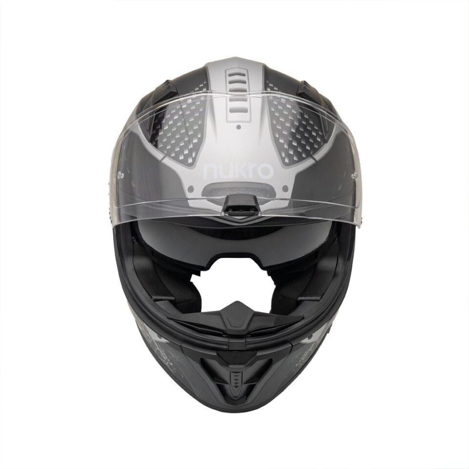 B-506 Level Black-Grey Kapalı Kask