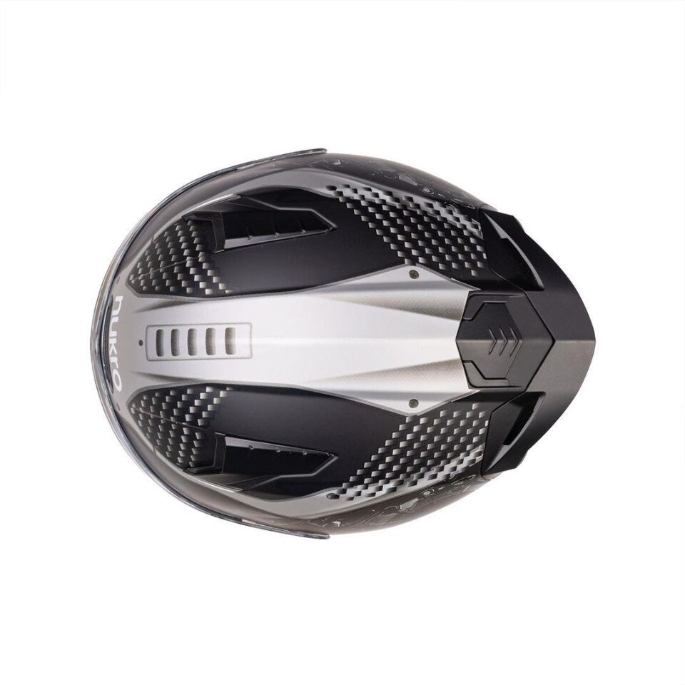 B-506 Level Black-Grey Kapalı Kask