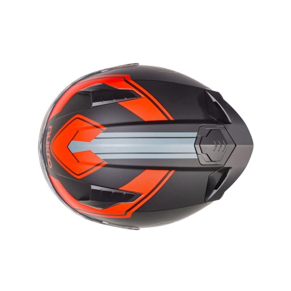 B-506 Stars Black-Red Kask