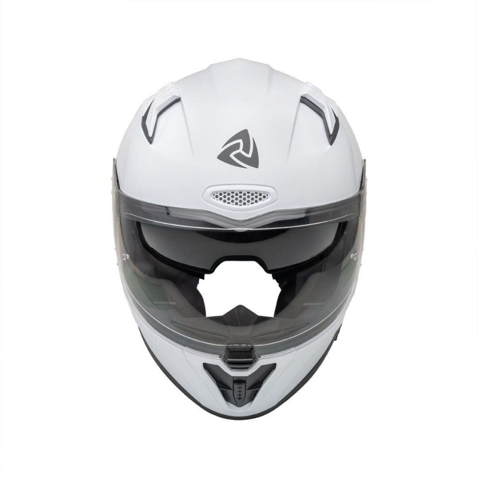 B-506 Solid Gloss White Kapalı Kask