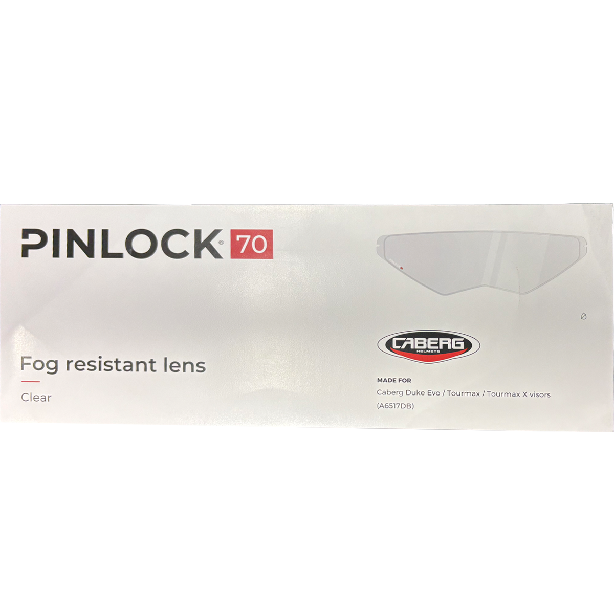Pinlock 70 - Caberg Duke Evo/Tourmax/Tourmax X İçin Buğu Önleyici - A6517DB