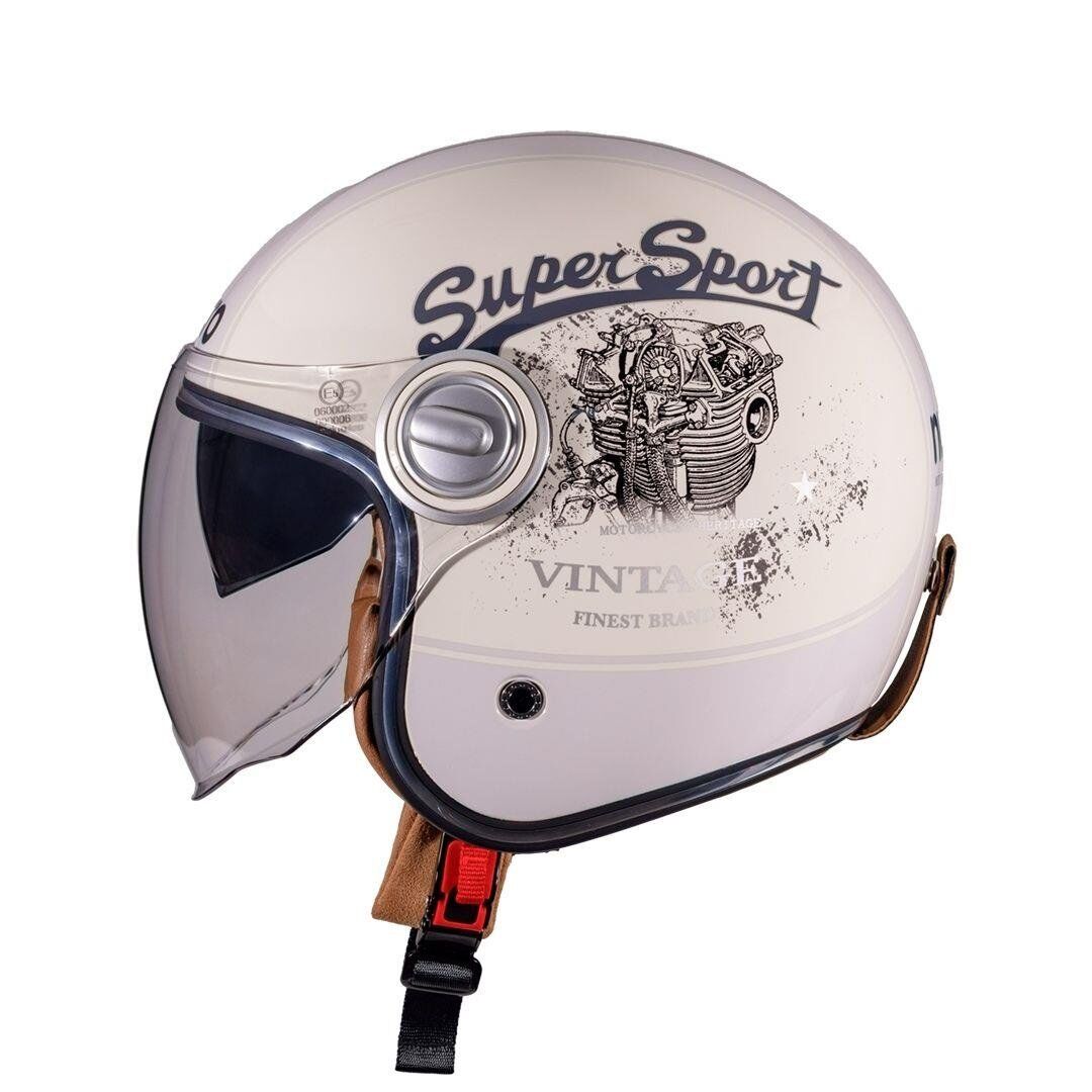 B-108 Super Sport Cream-Grey Açık Kask