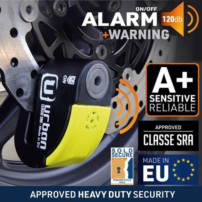 URBAN SECURITY UR10 SRA ALARMLI DİSK KİLİDİ