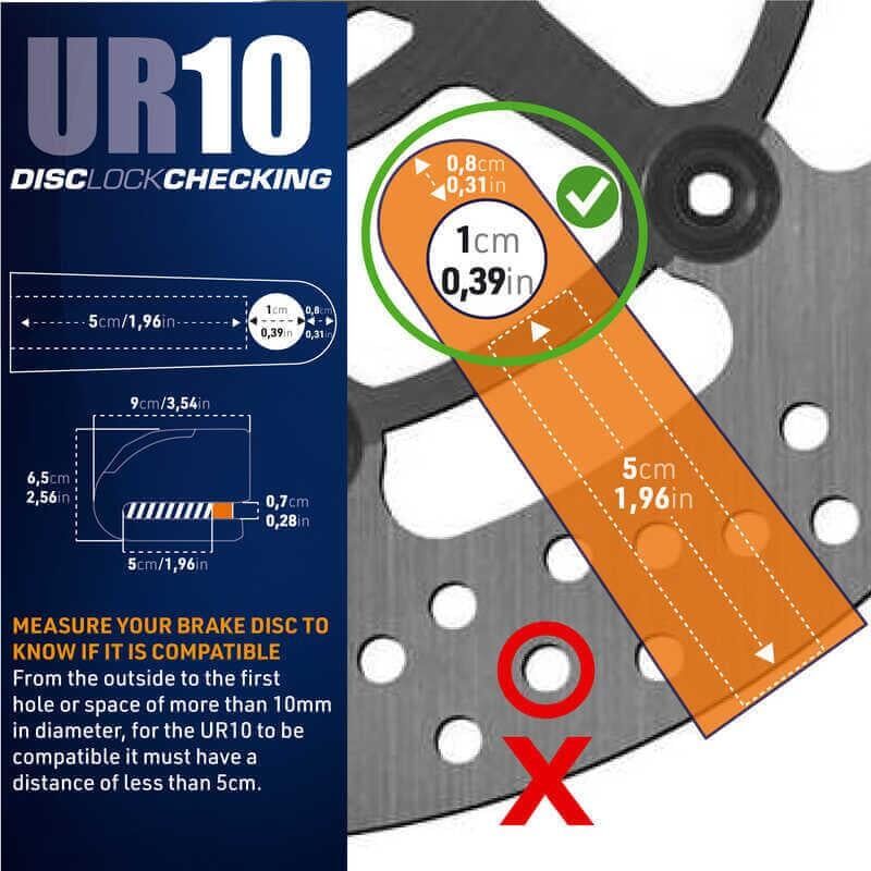 URBAN SECURITY UR10 SRA ALARMLI DİSK KİLİDİ